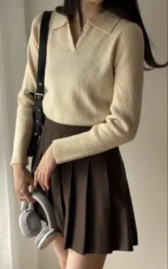 襟付きニット ニット