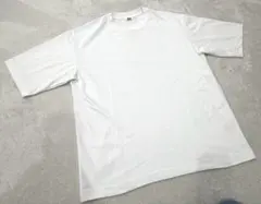 ユニクロ UNIQLO U エアリズム ホワイト Tシャツ Lサイズ
