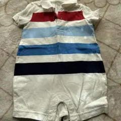 baby GAP ストライプ ポロロンパース 6-12ヶ月