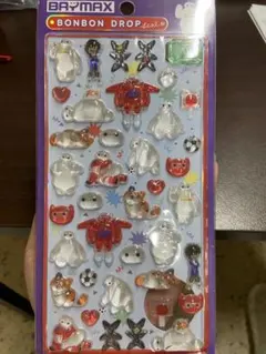 み*ー様 新品☆ベイマックスボンボンドロップシール正規品