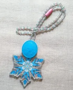 電池新品／東京ディズニーランド アナと雪の女王 ペンダントライト 雪の結晶