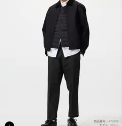 ユニクロ スマートアンクルパンツ ブラック M 美品 ビジネス