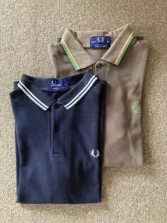 フレッドペリーポロシャツ　2枚セット　ブラウン＆ネイビー