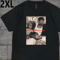 TLC rap hiphop music半袖tシャツ 黒2XLサイズ