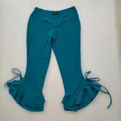 miyamiya ターコイズ フレアパンツ