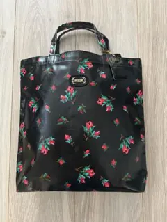 新品未使用　FEILER リアローズトートバッグ 黒