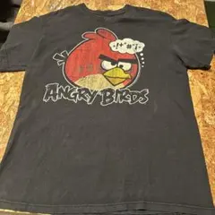 アメカジ　アングリーバード キャラTシャツ フェードブラック