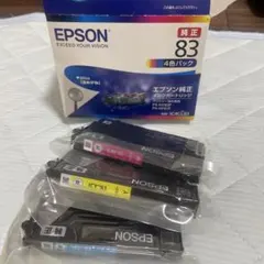 EPSON 純正インクカートリッジ IC4CL83 4色パックのサムネイル