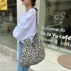 ショルダーバッグ トートバッグ 大容量 レオパード 肩掛け 韓国 旅行