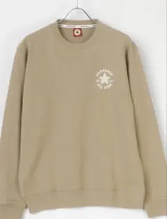 CONVERSE ベージュ スウェットトレーナー