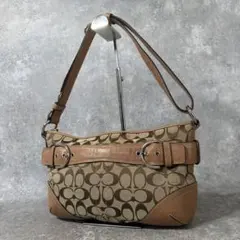 COACH Soho Canvas Bag beige Y2K