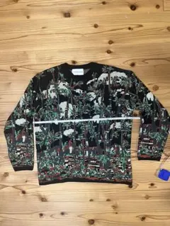 GU beautiful people グラフィックニットプルオーバー