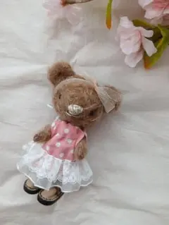 ミニー&カドリーベア レトロケープ マスコットぬいぐるみ - メルカリ