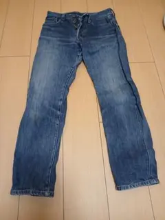 スリムフィット ダークブルーデニム