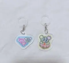 エンジェルブルー　ハナちゃん　めじるしアクセサリー　2個セット