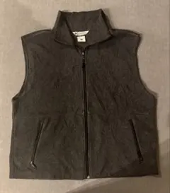 00s Columbia コロンビア フリースベスト XL グレー 襟付き