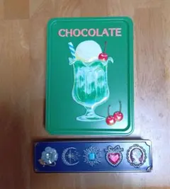 メリーチョコレート ビジューデザイン缶 空き缶 2個セット