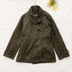 ラスクラブ　ミリタリージャケット　L ライトアウター　春　カーキ　カジュアル