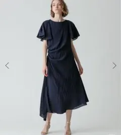 （新品）allureville アルアバイル　サイドギャザーワンピースのサムネイル