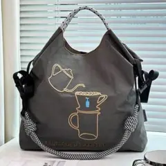 早朝セール【新品】ブルーボトルコーヒー　エコバッグ（Mサイズ）ショルダー付き