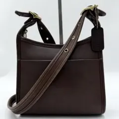 【美品】オールドコーチ 9997 ショルダーバッグ ビンテージ レザー ブラウン