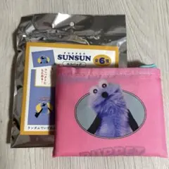 パペットスンスン サンキューマート エコバッグ ピンク パフェ