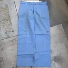 希少カラー 90-00s Dickies ダブルニー ライトブルー 40×34のサムネイル