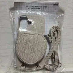 ショルダー付きハートスマホケース iPhone16用