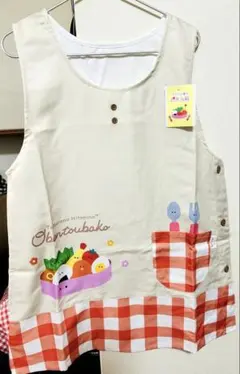 つぶらな瞳のお弁当箱エプロン(新品)のサムネイル