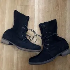 UNDERCOVER 04AW BUT期 フロッキーダメージ加工ロングブーツ - メルカリ