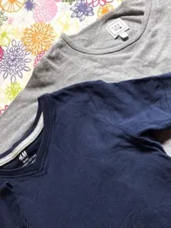 季節の変わりめにぴったり！シンプルシャツ2枚セット⭐︎アーバンリサーチ＋H&M