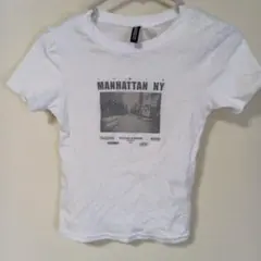 【新品】H＆Mマンハッタン NY プリント Tシャツ XS