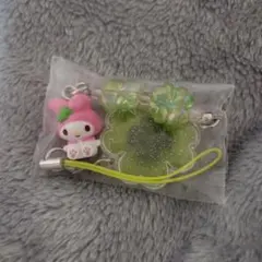 サンリオ　クローバーストラップ　マイメロ