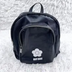 【美品】マリークワント デイジーロゴ リュック バックパック ブラック 黒のサムネイル