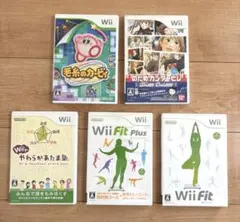 Wiiソフト5本セット 毛糸のカービィ 他