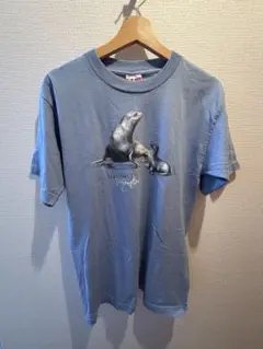BAYSIDE プリントTシャツ ライトブルー Mのサムネイル