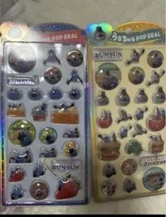 ぴ*♡様 【正規品】スンスン　ゾンゾンうるちゅるポップシール 2シートセット