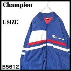 80s ヴィンテージ チャンピオン コットントラックジャケット ネイビー L