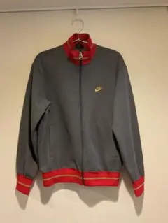 オールド NIKE ヴィンテージ トラックジャケット グレー 紺タグ80年代 L
