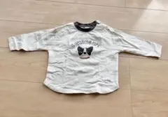 tete a tete 犬プリント 長袖Tシャツ 95