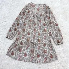 リバティ LIBERTY 花柄 チュニック ブラウス トップスのサムネイル