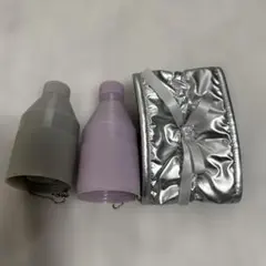 伸縮傘ケース 傘シュシュ セット スリコ 3COINS 雨 梅雨 折畳み傘 新品