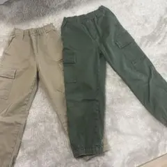 ユニクロキッズ長ズボン130cm 2枚セット