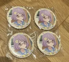アイカツスターズ！缶バッジ 七倉小春 チーズソフトクッキー イオン限定 4点