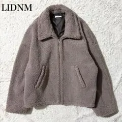 【極美品】リドム オーバーサイズボアブルゾン ベージュ M