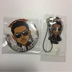 EXILE AKIRA クリーナー、缶バッチ 2点セット