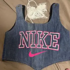 NIKE デニム クロップドビスチェのサムネイル