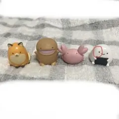 なんでもいきもの　フィギュア　4個セット