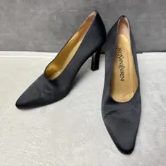 YSL イブサンローラン 本革 パンプス ハイヒール 黒のサムネイル