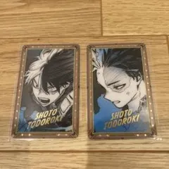 僕のヒーローアカデミア　ヒロアカ　原画展　箔押しクリアカード　轟焦凍